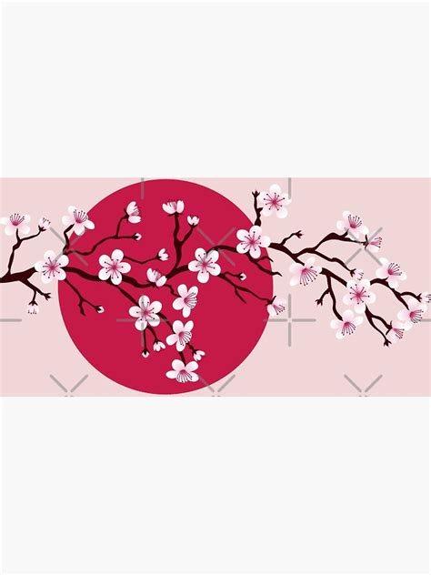 Sakura Tree Sakura Cherry Blossom Dust Anime Japan Otaku Pink Poster