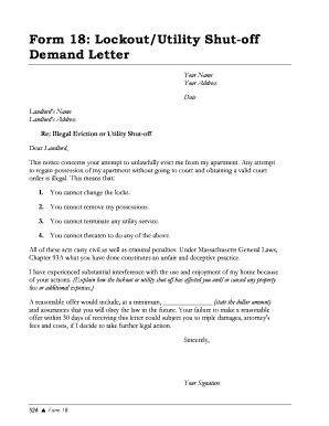 Lock Change Notice To Tenants Template Form Fill Out And Sign