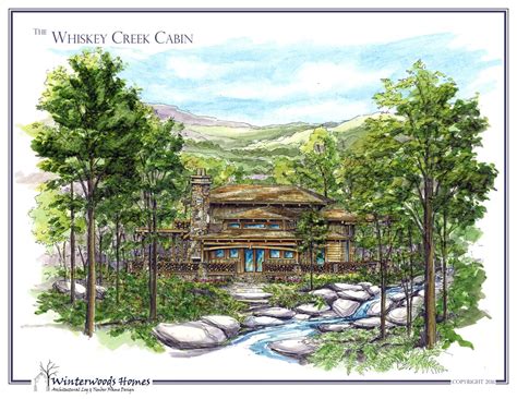 Whiskey ridge has all you need to make the most of your smoky mountain experience together! The Whiskey Creek Log Cabin Design - Winterwoods Homes