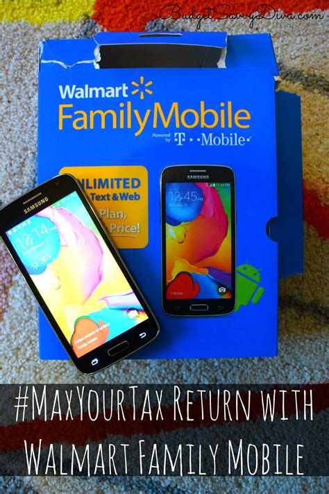 #MaxYourTax Money With Walmart Family Mobile Service - Budget Savvy Diva