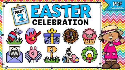 DÍa De Pascua En InglÉs Parte 2 Easter Vocabulary Semana Santa En