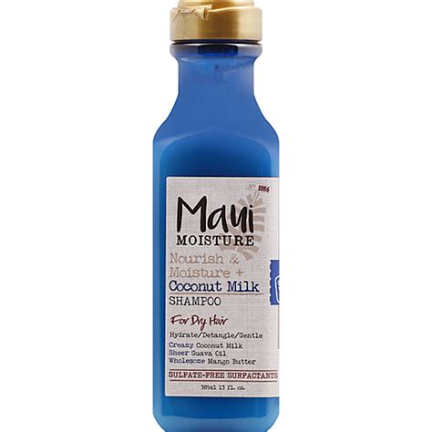 Maui Moisture Nourish And Moisture Coconut Milk Shampoo 13 Fl Oz Bottle