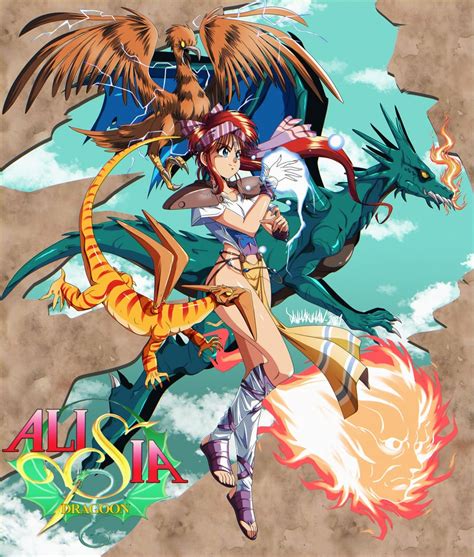 Alisia Dragoon Boomerang Lizard Thunder Raven Dragon Fyre And Ball