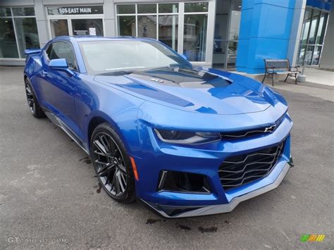 2018 Hyper Blue Metallic Chevrolet Camaro Zl1 Coupe 127513418