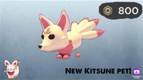 New Kitsune Pet Roblox Adopt Me Update And Review Youtube
