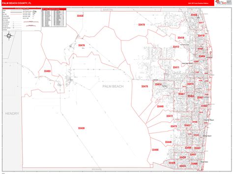 Palm Beach County Map By Zip Code Map Of New Mexico