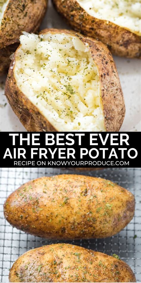 If you're wondering what to cook in an air fryer, start with these 5 simple air fryer recipes. The best air fryer baked potato you'll ever make or eat ...