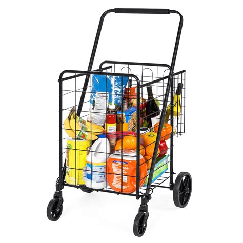 Best Choice Products 245x215in Folding Steel Storage Utility Cart For