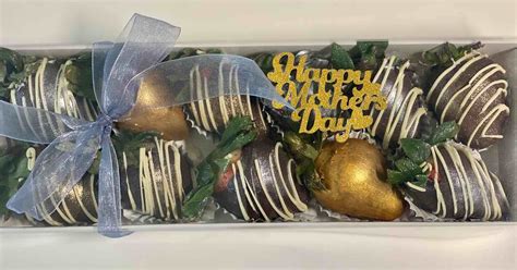 Mothers Day Chocolate Dipped Strawberries Lay And Leave Buffets