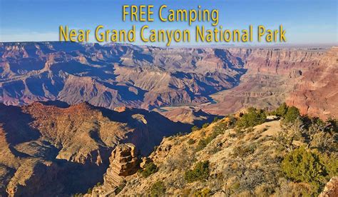 Free Camping Near Grand Canyon National Park South Rim Lets See