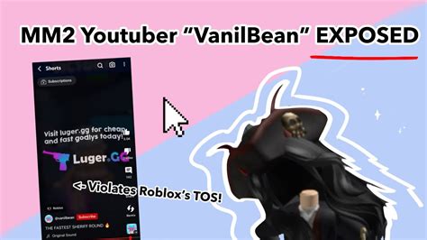 Vanilbean Mm2 Youtuber Exposed Youtube
