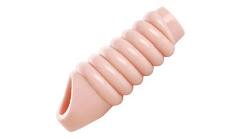 Size Matters Really Ample Ribbed Penis Enhancer Sheath Sex Toys