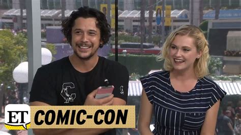 Comic Con 2018 The 100 Bob Morley And Eliza Taylor Talk Season 5