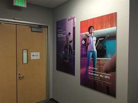 Laminated Project Posters In Irvine Ca For Qualcomm Inc Custom
