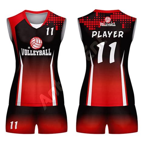 Latest Design Solid Color Short Sleeve Volleyball Uniform Made By Antom Enterprises Buy