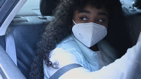 Woman Wearing Face Mask Inside A Car · Free Stock Video