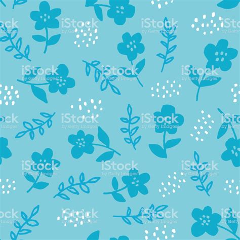 Free Download Stylish Seamless Floral Pattern With Hand Drawn Flowers