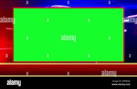 3d Virtual Studio Set Green Screen Background Stock Video Footage Alamy