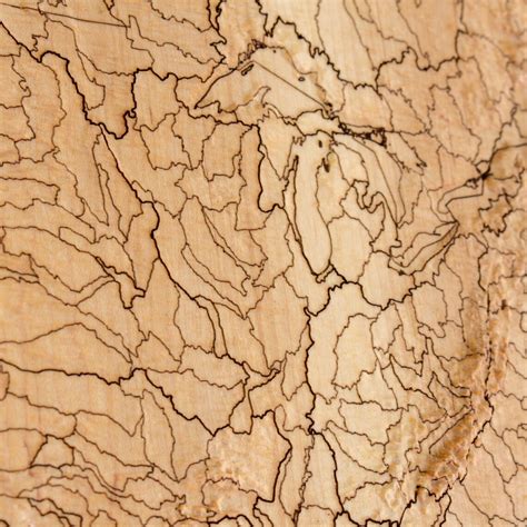 Wooden Topographic Watersheds Map Of North America D Relief Etsy