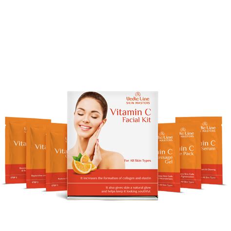 Vedic Line Vitamin C Facial Kit 10 Pcs Buy Vedic Line Vitamin C