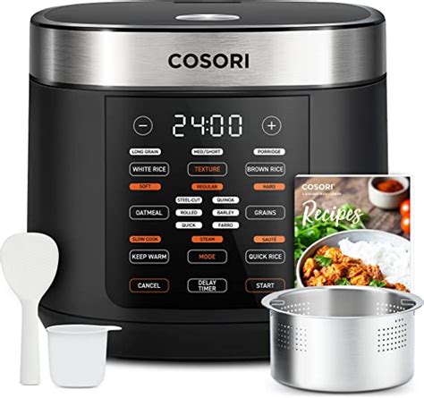Amazon Com COSORI 18 Functions Rice Cooker 24h Keep Warm Timer 10