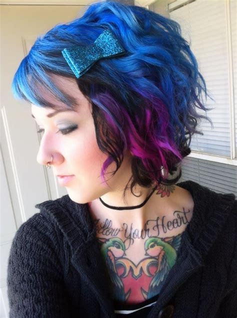 Bluegreenpurple Hair I Wish I Could Pull This Off