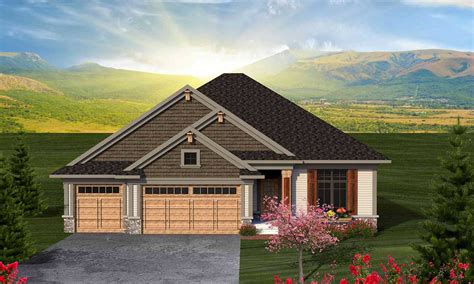What captures your heart more than a beautiful vaulted or cathedral ceiling? 3 Bed Craftsman Ranch with Vaulted Ceilings - 89932AH ...