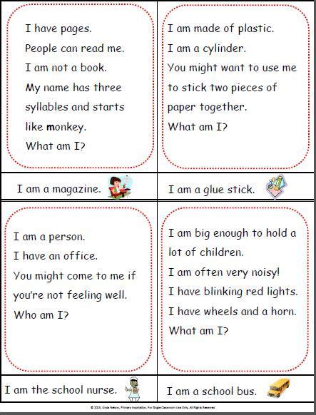 Top Riddles For Kids Crossword Puzzle With Questions And Answers Riddle