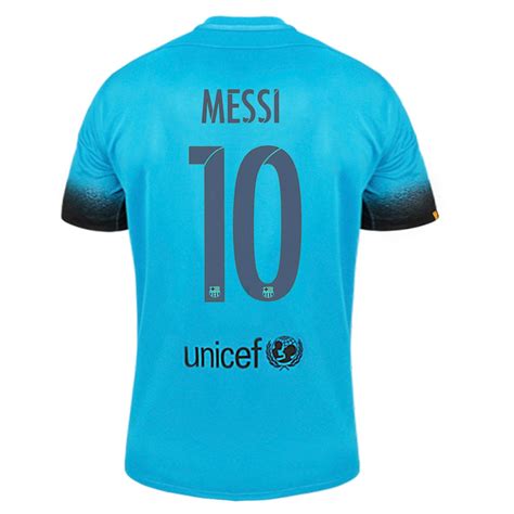Nike Fc Barcelona Messi 10 Third 15 16 Youth Soccer
