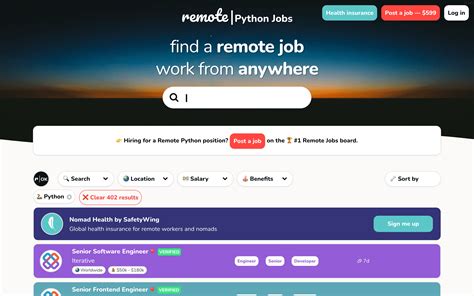 Top 5 Websites To Find Your Next Python Job Bas Codes