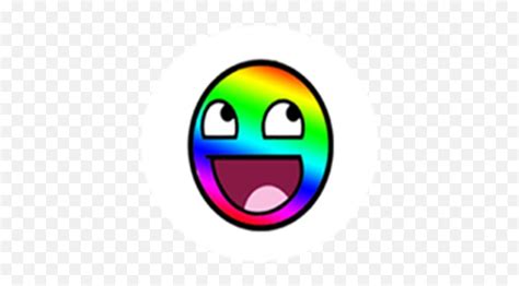 Rainbow Epic Face Roblox Rainbow Epic Face Transparent Emojiemoticon