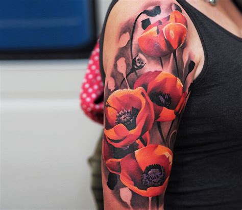 Wild Poppy Tattoo By Lukash Tattoo Photo 27999