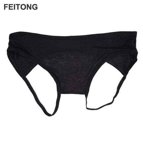 Feitong Women Sexy Lace Open Butt Backless Panties Thongs Lingerie