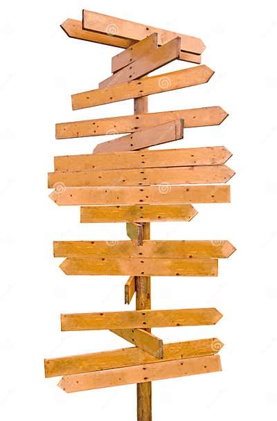 Wooden Blank Sign Post Stock Image Image Of Blank Direction 3355539