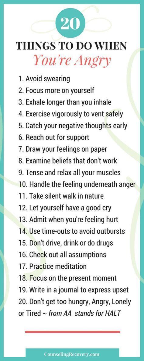 How To Deal With Anger 20 Things You Can Do Overcoming