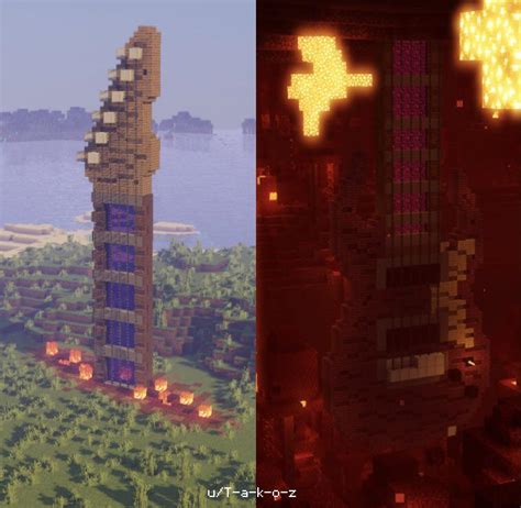 I Built A New Nether Sword Portal Minecraftbuilds Min