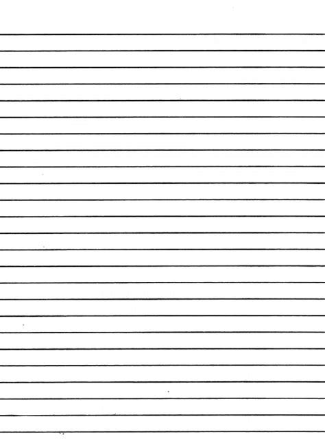 Blank Lined Handwriting Paper