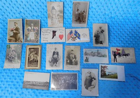 Vintage Postcard Lot Rppc People And Others Some Stamped Early 1900s