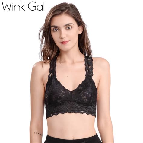 2018 Wink Gal New Women Sexy Bralette Embroidery Lace Floral Bra Female