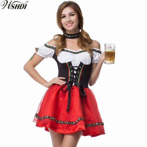 S Xxl New Fashion Oktoberfest Costume German Bavarian Heidi Fancy Dress