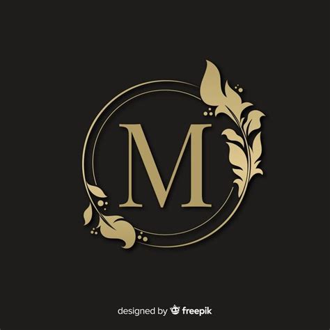 Free Vector Golden Elegant Logo With Frame Molduras Gratuitas