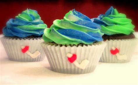 Pics Of Blue And Green Cupcakes Green Cupcakes Cupcakes Baking