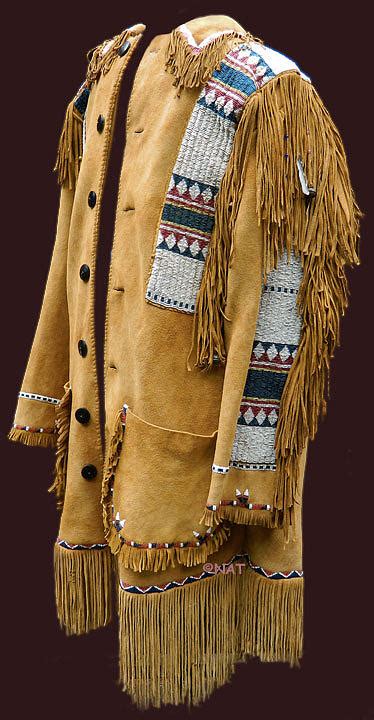 Native American Beadwork Plains Indian Jacket Mixed Media By Native