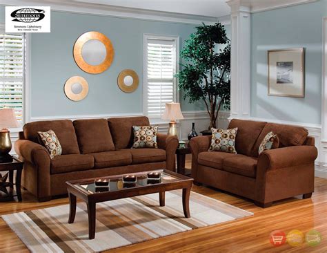 Get it as soon as tue, jul 20. Chocolate Brown Microfiber Sofa And Love Seat Living Room Furniture Set