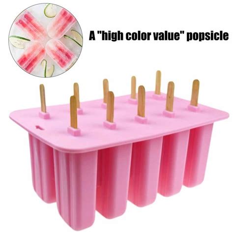Ice Cream Mould Popsicle Mold Ice Tray Puck Popsicle Mold