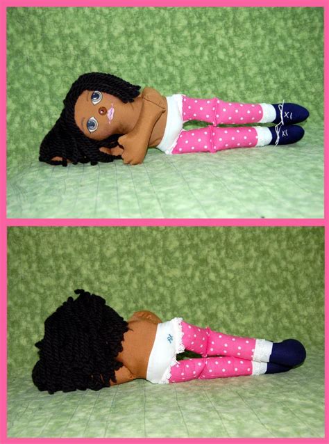 18 Rag Doll Ethnic Doll Handmade Cloth Doll T For Girl African American Doll Black Doll