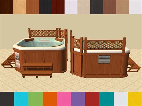 Mod The Sims Bubble Up Soakingzone Hot Tub Recolours