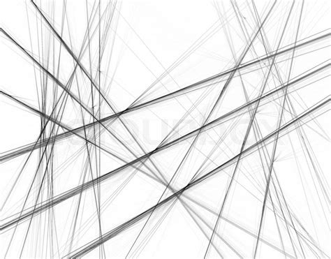 Abstract Black And White Background With Crossing Lines Stock Photo