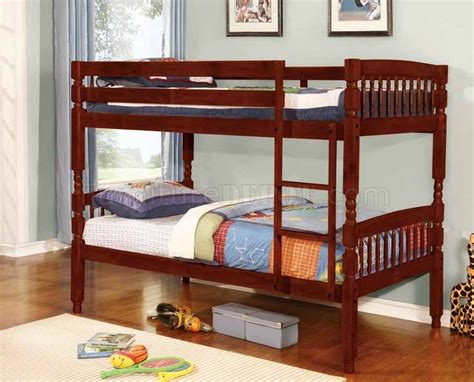 5006 Twin Over Twin Bunk Bed In Cherry