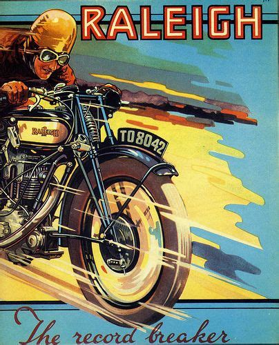Raleigh Speed Graphic Bullittmcqueen Flickr Bike Poster Motorcycle